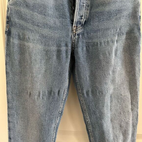 Re/Done Originals High Rise Ankle Crop Jeans - Picture 7 of 12
